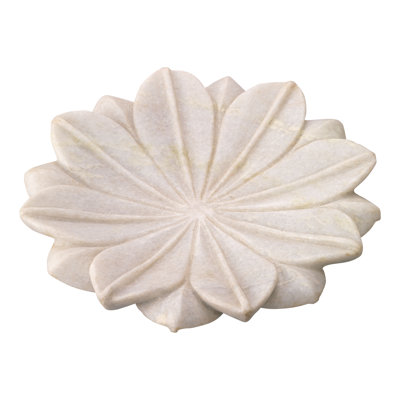 Jamie Young Company Lotus Marble Plate (Set of 3)