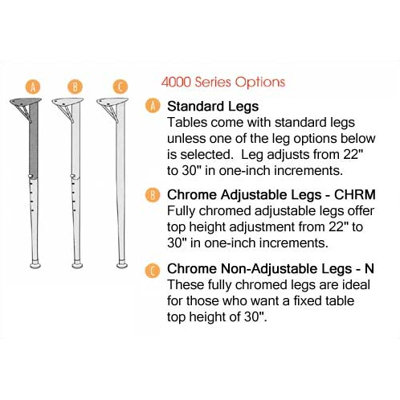 Virco 4000 Series Activity Table with Short Legs (24" x 36")