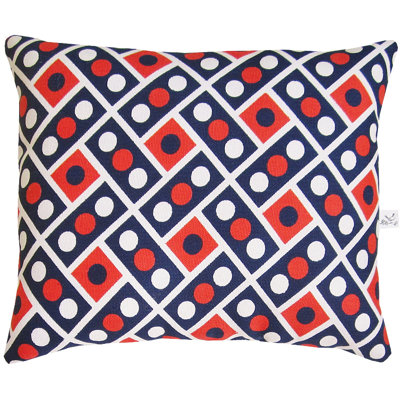 Artgoodies Bike Block Print Squillow Accent Pillow