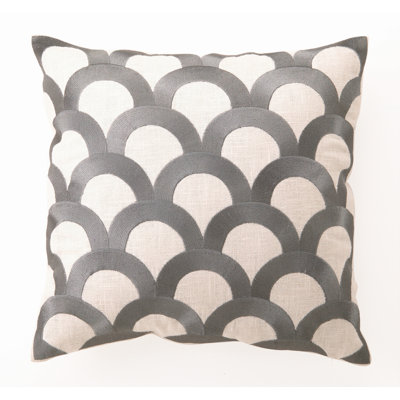 D.L. Rhein Scales Down-Filled Embroidered Pillow