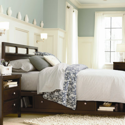 SmartStuff Furniture Free Style Low Profile Storage Bed with Storage Box