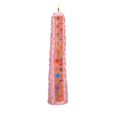 Biedermann and Sons Birthday Pillar Candle