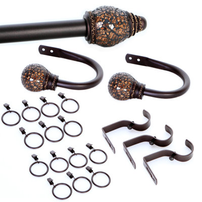 Eileen Amber 20 Piece Window Hardware Set