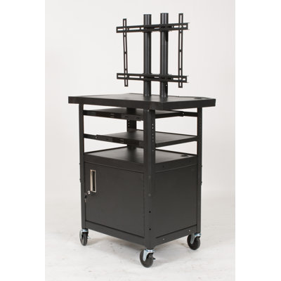 Balt Height Adjustable Flat Panel TV Cart