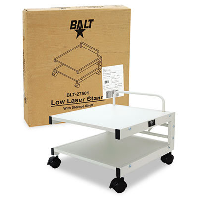 Balt Low Profile Mobile Printer Stand, 17 x 17 x 14, Gray