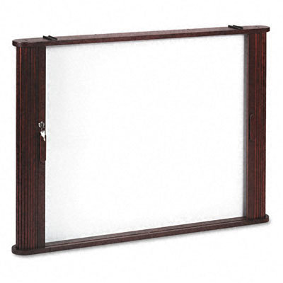 Balt Conference Room Cabinet, Magnetic Dry Erase Board, 44 x 4 x 32, Mahogany