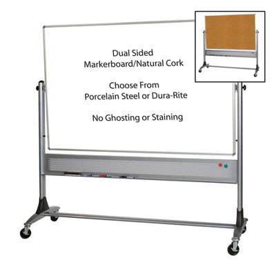 Balt Mobile Reversible Board, Porcelain/Cork, Platinum