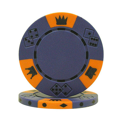 Trademark Global 500 Chip Tri-Color Triple Crown Set with Aluminum Case