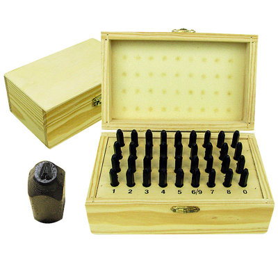 Deluxe 36 Piece Letter and Number Stamping Set