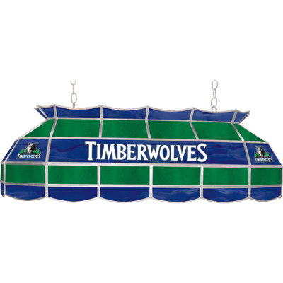 Trademark Global NBA 3 Light Tiffany Style Lamp