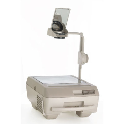 Buhl Open Head Triple Lens Overhead Projector (3000 lumens) with Fold Down Arm and Carry Handle
