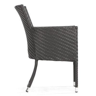 dCOR design Valtos Outdoor Dining Arm Chair with Cushion