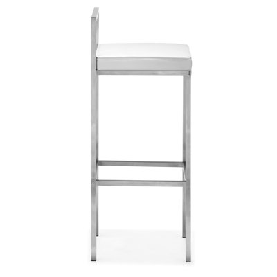 dCOR design Industry Barstool in White
