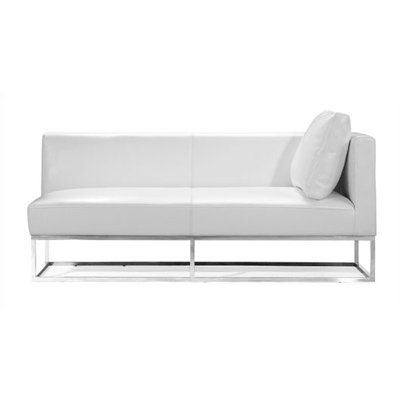 dCOR design Atom Right Facing Bi-cast Leather Bench