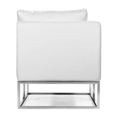 dCOR design Atom Right Facing Bi-cast Leather Bench