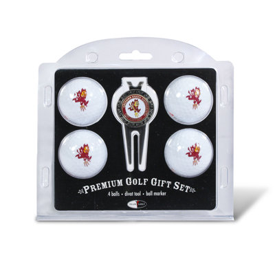 Team Golf NCAA Four Ball and Divot Tool Gift Set