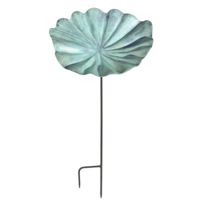 ACHLA Large Lily Leaf Birdbath