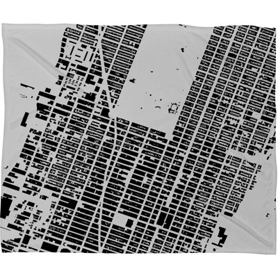 DENY Designs CityFabric Inc NYC Midtown Fleece Throw Blanket