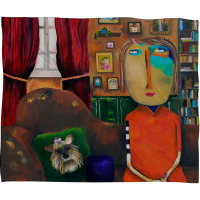 DENY Designs Robin Faye Gates with Bebe Fleece Throw Blanket