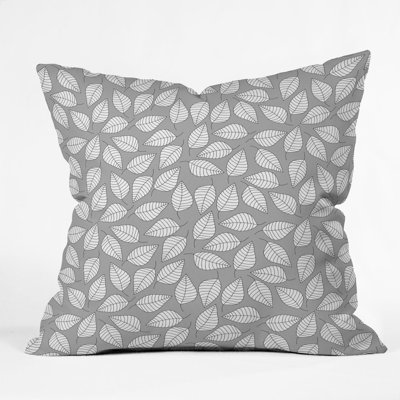 DENY Designs Bianca Green Leafy Throw Pillow