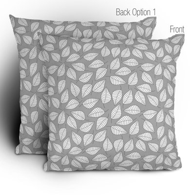 DENY Designs Bianca Green Leafy Throw Pillow