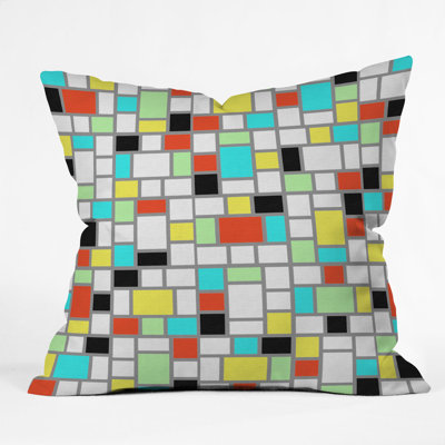 DENY Designs Jacqueline Maldonado Geo Square Throw Pillow