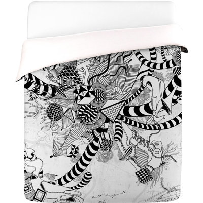 DENY Designs Iveta Abolina Black And White Play Duvet Cover Collection
