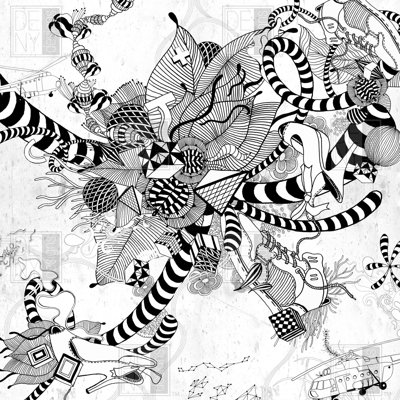 DENY Designs Iveta Abolina Black And White Play Duvet Cover Collection