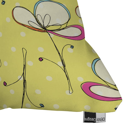 DENY Designs Rachael Taylor Floral Umbrellas Throw Pillow