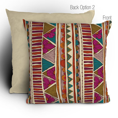 DENY Designs Valentina Ramos Ethnic Stripes Throw Pillow