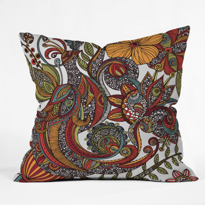 DENY Designs Valentina Ramos Paradise Bird Throw Pillow