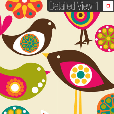 DENY Designs Valentina Ramos Little Birds Duvet Cover