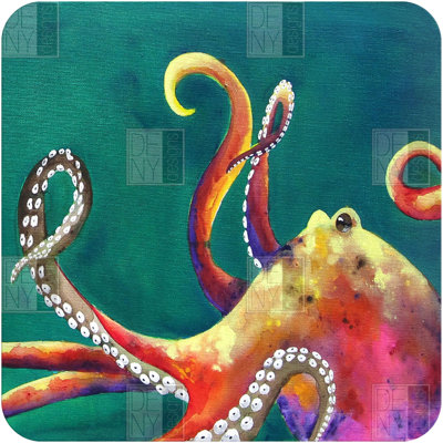 DENY Designs Clara Nilles Mardi Gras Octopus Wall Art