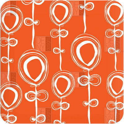 DENY Designs Rachael Taylor Contemporary Orange Wall Art