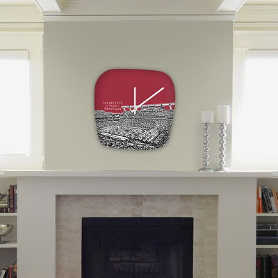 DENY Designs Bird Ave Modern University Clock