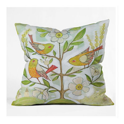 DENY Designs Cori Dantini Community Tree Throw Pillow