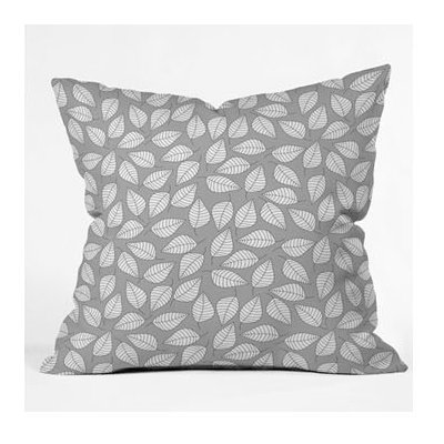 DENY Designs Bianca Green Leafy Throw Pillow