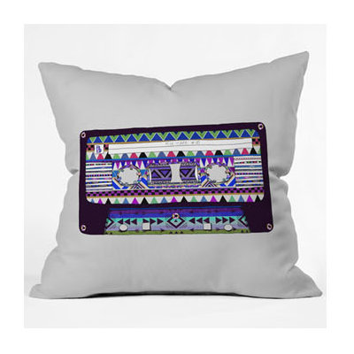 DENY Designs Bianca Green Mix Tape No 10 Throw Pillow