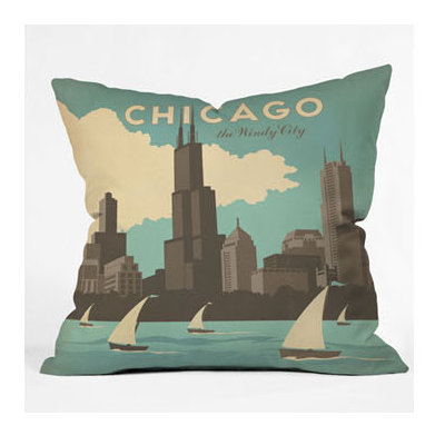 DENY Designs Anderson Design Group Chicago Throw Pillow