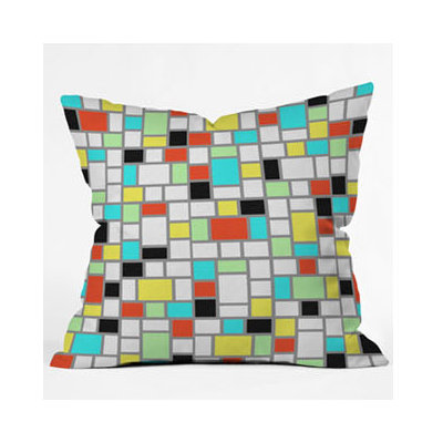 DENY Designs Jacqueline Maldonado Geo Square Throw Pillow