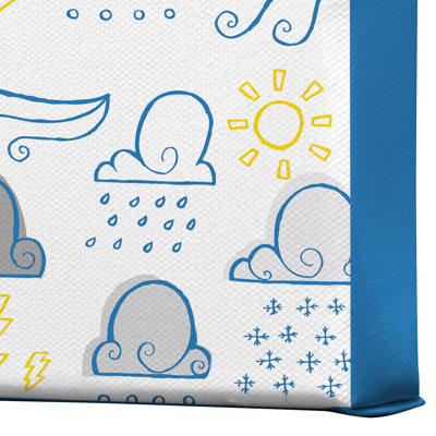DENY Designs Jennifer Denty Clouds Gallery Wrapped Canvas