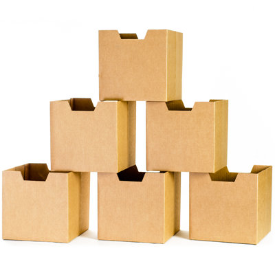 Sprout Cardboard Cubby Bins (Set of 3)