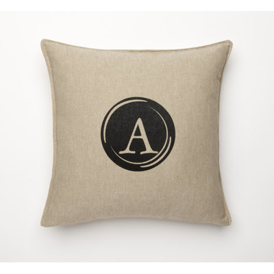 Corona Decor Fine Linen Typewriter Pillow