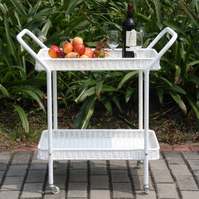 Wicker Lane Serving Cart