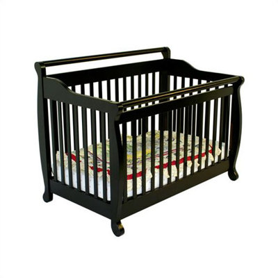 Dream On Me Liberty Two Piece Convertible Crib Nursery Set in Pecan