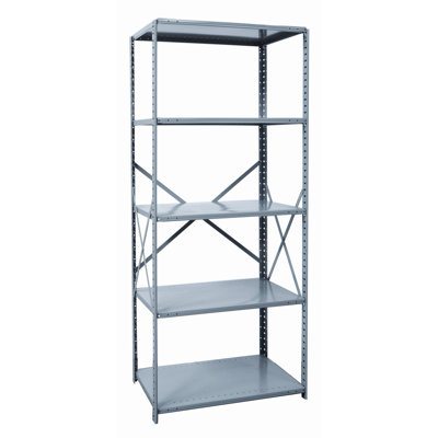 Hallowell Hi-Tech Shelving Heavy-Duty Open Type Starter Unit with 5 Shelves