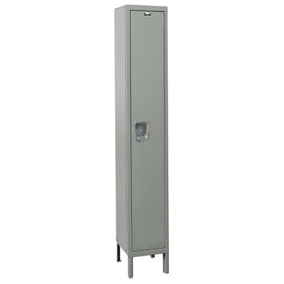 Hallowell Maintenance-Free Quiet Stock Lockers - Single Tier - 1 Section (Assembled)