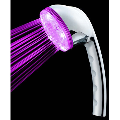 MagicShowerhead Single Color Handheld LED  Illuminated Shower Head