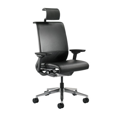 Steelcase Think Mid-Back Leather Office Chair