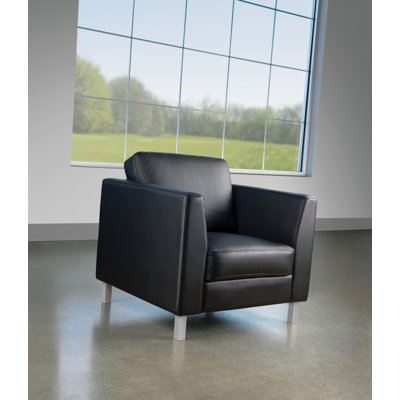 Steelcase Lincoln Leather Lounge Chair